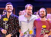 FACK JU GÖHTE - SE MJUSICÄL Kreativ Team Nico Rebscher, Simon Triebel und KevonSchröder (©Foto: Martin Schmitz)